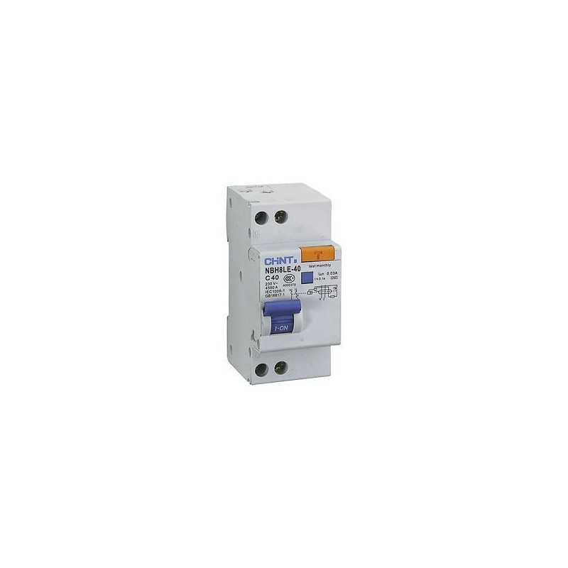 Chint interruttore magnetotermico differenziale 1P+N 25A tipo AC 30mA 41509