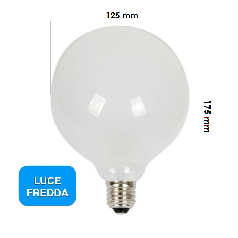 Lampadina piccola a filamento LED - attacco E27